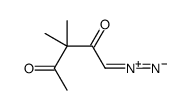 1-diazonio-3,3-dimethyl-4-oxopent-1-en-2-olate Structure