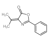 2-phenyl-4-propan-2-ylidene-1,3-oxazol-5-one结构式