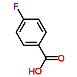 4-Fluorobenzoic acid structure