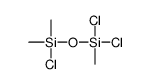 dichloro-[chloro(dimethyl)silyl]oxy-methylsilane结构式