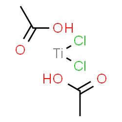 bis(acetato-O)dichlorotitanium结构式