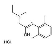 [2-(2,6-dimethylanilino)-2-oxoethyl]-ethyl-methylazanium,chloride Structure