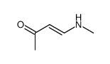 trans-1-N-methylamino-1-buten-3-one Structure