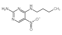 2,4-Pyrimidinediamine,N4-butyl-5-nitro- structure