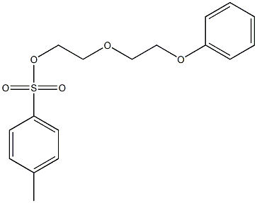 Ethanol, 2-(2-phenoxyethoxy)-, 4-methylbenzenesulfonate structure