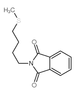N-(4-methylsulfanyl-butyl)phthalimide结构式