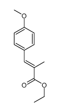 ethyl 3-(4-methoxyphenyl)-2-methylprop-2-enoate结构式