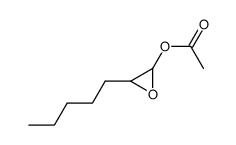 1-acetoxy-1,2-epoxyheptane Structure