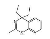 4,4-diethyl-2-methyl-1,3-benzothiazine Structure