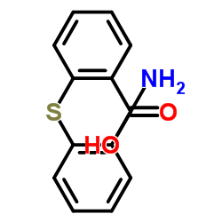 2-(2-氨基苯硫基)-苯甲酸结构式