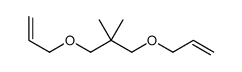 2,2-dimethyl-1,3-bis(prop-2-enoxy)propane Structure