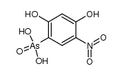 (2,4-dihydroxy-5-nitro-phenyl)-arsonic acid结构式