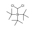tritert-butyl(dichloromethyl)silane结构式