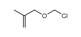 chloromethyl 2-methyl-2-propen-1-yl ether结构式