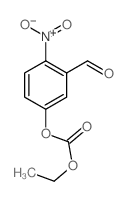 ethyl (3-formyl-4-nitro-phenyl) carbonate结构式