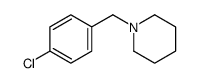 1-[(4-chlorophenyl)methyl]piperidine Structure