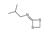 N-(2-methylpropyl)-1,3-dithietan-2-imine Structure