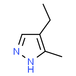 4-乙基-3-甲基-1H-吡唑结构式