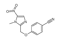 4-[(1-methyl-5-nitroimidazol-2-yl)methoxy]benzonitrile结构式