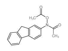 Acetamide,N-(acetyloxy)-N-9H-fluoren-2-yl- Structure