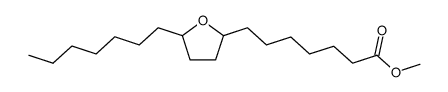7-(5-heptyl-tetrahydro-furan-2-yl)-heptanoic acid methyl ester Structure