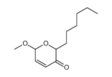 6-hexyl-2-methoxy-2H-pyran-5-one Structure