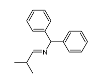 N-benzhydryl-2-methylpropan-1-imine结构式