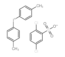 bis(4-methylphenyl)iodanium; 2,5-dichlorobenzenesulfonic acid结构式