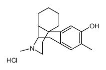 Morphinan-3-ol,2,17-dimethyl-,hydrochloride,(+-) Structure