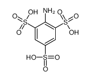 2-aminobenzene-1,3,5-trisulfonic acid Structure
