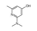 2-(二甲基氨基)-6-甲基-4-吡啶醇结构式