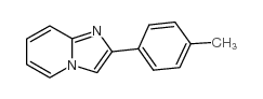 2-(4-甲基苯基)咪唑并[1,2-A]吡啶结构式