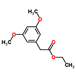 2-(3,5-二甲氧基苯基)乙酸乙酯结构式