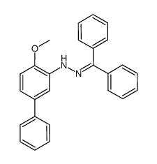 methanone, diphenyl-(4-methoxy-{1,1'-biphenyl}-3-yl)hydrazone结构式