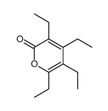 3,4,5,6-tetraethylpyran-2-one结构式
