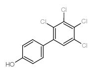 4-Hydroxy-2',3',4',5'-tetrachlorobiphenyl Structure
