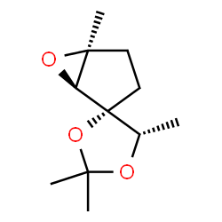 Spiro[1,3-dioxolane-4,2-[6]oxabicyclo[3.1.0]hexane], 2,2,5,5-tetramethyl-, (1S,2R,5S,5S)- (9CI) Structure