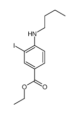 4-(丁基氨基)-3-碘苯甲酸乙酯结构式