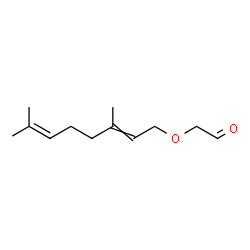 geranyl oxyacetaldehyde Structure