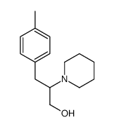 3-(4-methylphenyl)-2-piperidin-1-ylpropan-1-ol结构式