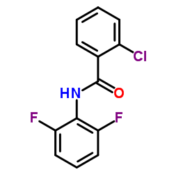 2-Chloro-N-(2,6-difluorophenyl)benzamide Structure