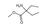 2-amino-2-ethylbutyric acid methyl ester结构式