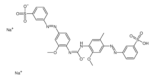[bis[4-(dimethylamino)phenyl]methyl]urea结构式