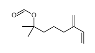 (2-methyl-6-methylideneoct-7-en-2-yl) formate结构式