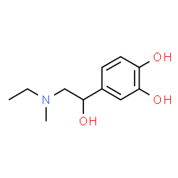 Adrenaline, N-ethyl- (5CI) structure