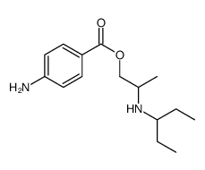 2-(pentan-3-ylamino)propyl 4-aminobenzoate Structure