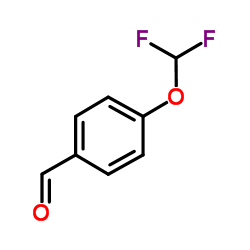 4-(二氟甲氧基)苯甲醛结构式