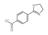 Oxazole,4,5-dihydro-2-(4-nitrophenyl)- Structure