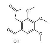 3,4,5-trimethoxy-2-(2-oxopropyl)benzoic acid结构式