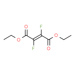 (E)-2,3-二氟丁-2-烯二酸二乙酯结构式